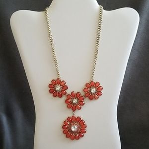 Flower Statement Necklace